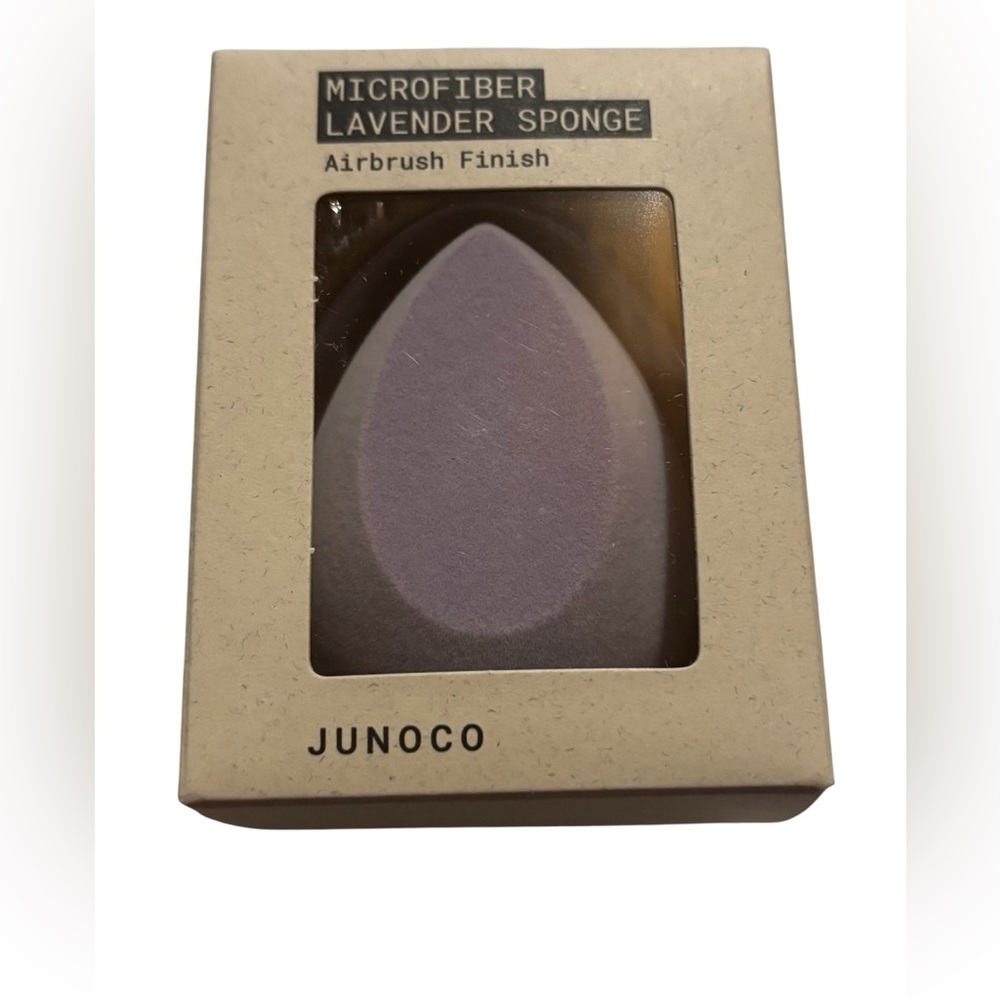 JUNOCO Microfiber Lavender Velvet Sponge